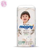 Bỉm tã quần Moony Natural size XL 32 miếng (12-22kg)