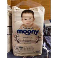 Bỉm/ tã quần Moony Natural size M/L 46/36 miếng