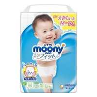 Bỉm - Tã quần Moony size M 58 miếng (6 - 12kg)