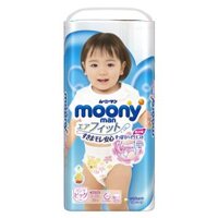 Bỉm - Tã quần Moony size XL bé gái 38 miếng (12-22Kg)