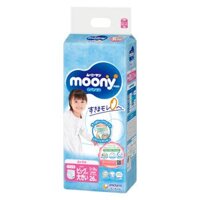 Bỉm tã quần Moony Xanh bé gái size XXL 26 miếng (13-28kg)