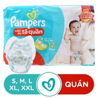 Bỉm - Tã Quần Pampers Baby-Dry Bịch Đại Size M60/L54/XL48