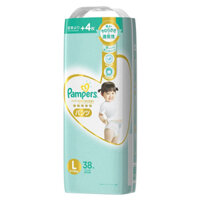 Bỉm - Tã quần Pampers cao cấp Nhật Bản size L 38 miếng (Bé 9-14kg)