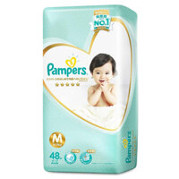 Bỉm - Tã quần Pampers cao cấp Nhật Bản size M 48 miếng (Bé 6-11kg)
