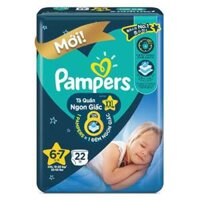 Bỉm tã quần Pampers ngủ ngon size XXL 22 miếng (15-25kg)