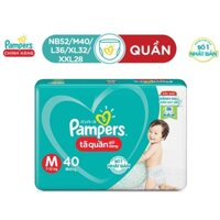 Bỉm tã quần Pampers size M 40 miếng (7-12kg)