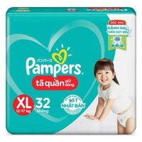 Bỉm tã quần Pampers tiết kiệm size XL 32 miếng (12-17kg)
