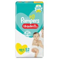 Bỉm tã quần Pampers tiết kiệm size S 52 miếng (4-8kg)