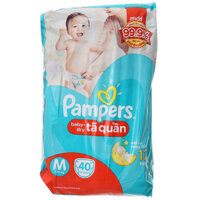 Bỉm - Tã quần Pampers tiết kiệm size M 40 miếng (Bé 7-12kg)