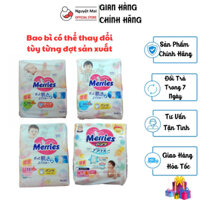 Bỉm - Tã Quần/ Tã Dán Merries Nội Địa Size S62/M58/L44/XL38