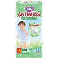 Bỉm Tã quần xua muỗi Bobby Antimos. Size XXL ( Cho bé từ 15 đến 25 kg ). ( 46 miếng )