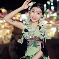 Bím Tóc Giả, Xoắn, Đuôi Ngựa, Bím Xoắn, Chụp Ảnh Sàn Diễn, Dreadlocks, Xishuangbanna Hani Công Chúa Cô Gái Phần Mở Rộng Tóc