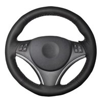 Bím Tóc Vô Lăng Cho Xe BMW E90 320i 325i 330i 335i E87 120i 130i 120d X1 E84 Vô Lăng Ô Tô Da Đục Lỗ