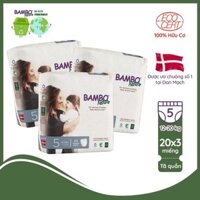 Bỉm trần Bambo Nature nhập khẩu Đan Mạch Tã Quần - Tã Dán cho bé từ sơ sinh trở lên