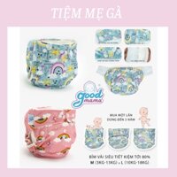 Bỉm vải Goodmama size 3kg-20kg (1 quần/túi)