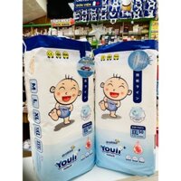 Bỉm YOULI TÝ QUẬY quần đủ Size S108/M92/M88/L84/XL80/XXL72/XXXL68
