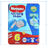 Bỉm/Tã dán Huggies sơ sinh NB 70 miếng(cộng  miếng) Tràm trà