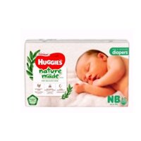 Bỉm/Tã Dán Sơ sinh cao Cấp Huggies Platinum Nature Made NB60