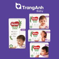 Bỉm/Tã dán/quần cho bé Huggies Nature Made thiết kế siêu mỏng size NB60/S82/M64/L54/XL44/XXL26