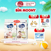 Bỉm/tã dán/quần Moony Natural siêu cao cấp NB62/S58/M46/L36/Xl32 - nepshop1