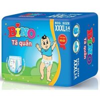 Bỉm/Tã quần bigsize Bino XXXL - 18-35kg - bịch 14 miếng