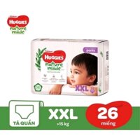 Bỉm/Tã quần cao cấp Huggies Nature Made XXL26