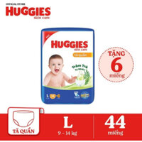 Bỉm/Tã quần Huggies skin care size L38/L38+6 cho trẻ 6-11kg