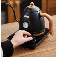 Bincoo | Ấm Rót Cổ Ngỗng Điện Tích Hợp Nhiệt Kế 800ml - Tiện Dụng Pha Cafe, Matcha