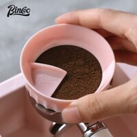 Bincoo cà phê tay cầm bột phân phối màu hồng từ vòng bột cà phê Thiết bị Ý 58mm 51mm bột chống bay đặc biệt