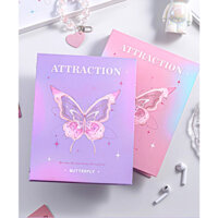Binder A5 Butterfly Attraction 3 còng phong cách mơ mộng đựng card Kpop, Anime [Sạp nhỏ của Annie]