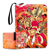 [Binder/ Album đựng card] Sổ thẻ da PU_Hình Pokémon huyền thoại Groudon, dành cho thẻ Yugioh, Pokemon, Van.....