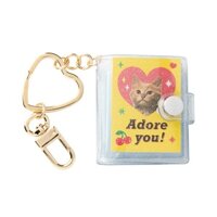 Binder Collect Book Đựng Photo Card Ảnh  ARTBOX Hàn Quốc Họa Tiết Gấu Teddy Có Móc Khóa Trái Tim 20 Sleeves