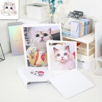 Binder Sổ Còng A4 A5 MeeT Bìa Kiếng Trắng Không Thấm Nước