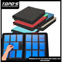 [Binder/Album đựng card] Sổ thẻ da PU có khóa kéo cho Toploader và thẻ bài.