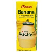 [BINGGRAE] SỮA CHUỐI HÀN QUỐC 200ML - [빙그레] 바나나맛 우유 200ML