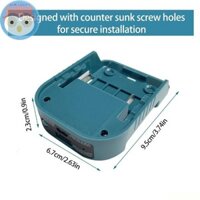 Bình 1 Phụ Kiện DIY Cho Makita 18V Có USB Có Giá Đỡ Pin Type-C BL1840 BL1850 BL1860 Sạc Adapter Sạc Sạc Nhanh EN