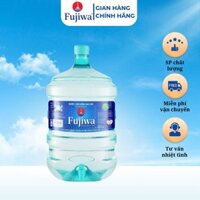 Bình 18L Nước Uống Ion Kiềm Cao Cấp Fujiwa, Tiện lợi dùng tại nhà cho cây nóng lạnh được, có vòi sẵn