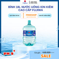 Bình 18L Nước Uống Ion Kiềm Cao Cấp Fujiwa-Tiện lợi dùng tại nhà cho cây nóng lạnh được, có vòi sẵn