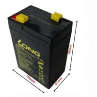 Bình 6V 5ah Long WP5-6 dùng cho quạt sạc, cân điện tử, đèn sự cố