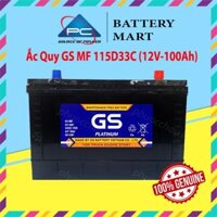 Bình Ắc Quy 12V-100Ah, Ắc Quy Ô Tô GS MF 115D33C 115D33V - GS MF 115D33C