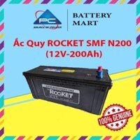 Bình Ắc Quy 12V-200Ah, Ắc Quy Ô Tô ROCKET SMF N200