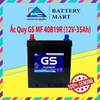 Bình Ắc Quy 12V-35Ah, Ắc Quy Ô Tô GS MF 40B19LRLS - GS MF 40B19R