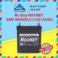 Bình Ắc Quy 12V-35Ah, Ắc Quy ROCKET SMF NS40ZLZLS - NS40ZLS