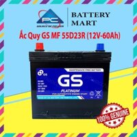 Bình Ắc Quy 12V-60Ah, Ắc Quy Ô Tô GS MF 55D23LR - GS MF 55D23R