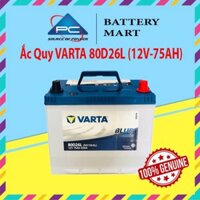 Bình Ắc Quy 12V-75AH,  Ắc Quy VARTA 80D26LR - 80D26L