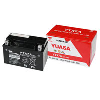 Bình ắc quy 12V GS Yuasa YTX7A, 12V - 7Ah dùng cho Suzuki Amity, SYM Attila