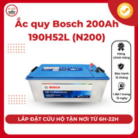 Bình ắc quy Bosch 200Ah 190H52L (N200) dành cho xe ô tô, phụ kiện ô tô, ắc quy