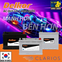 Bình Ắc Quy Delkor 80D26R 70ah cho xe Hyundai Stares máy xăng, toyota Zace, xe tải