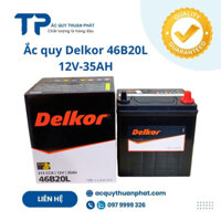 Bình Ắc Quy Delkor Hàn Quốc 46B20L 12V-35AH