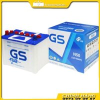 Bình Ắc Quy GS 12V 50Ah N50 Nước